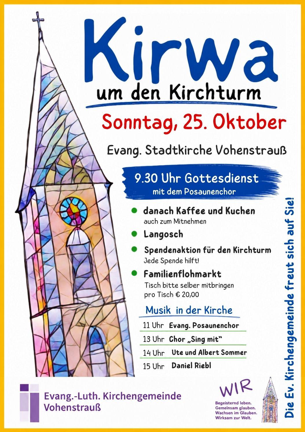 26 10 25 Kirwa um den Kirchturm