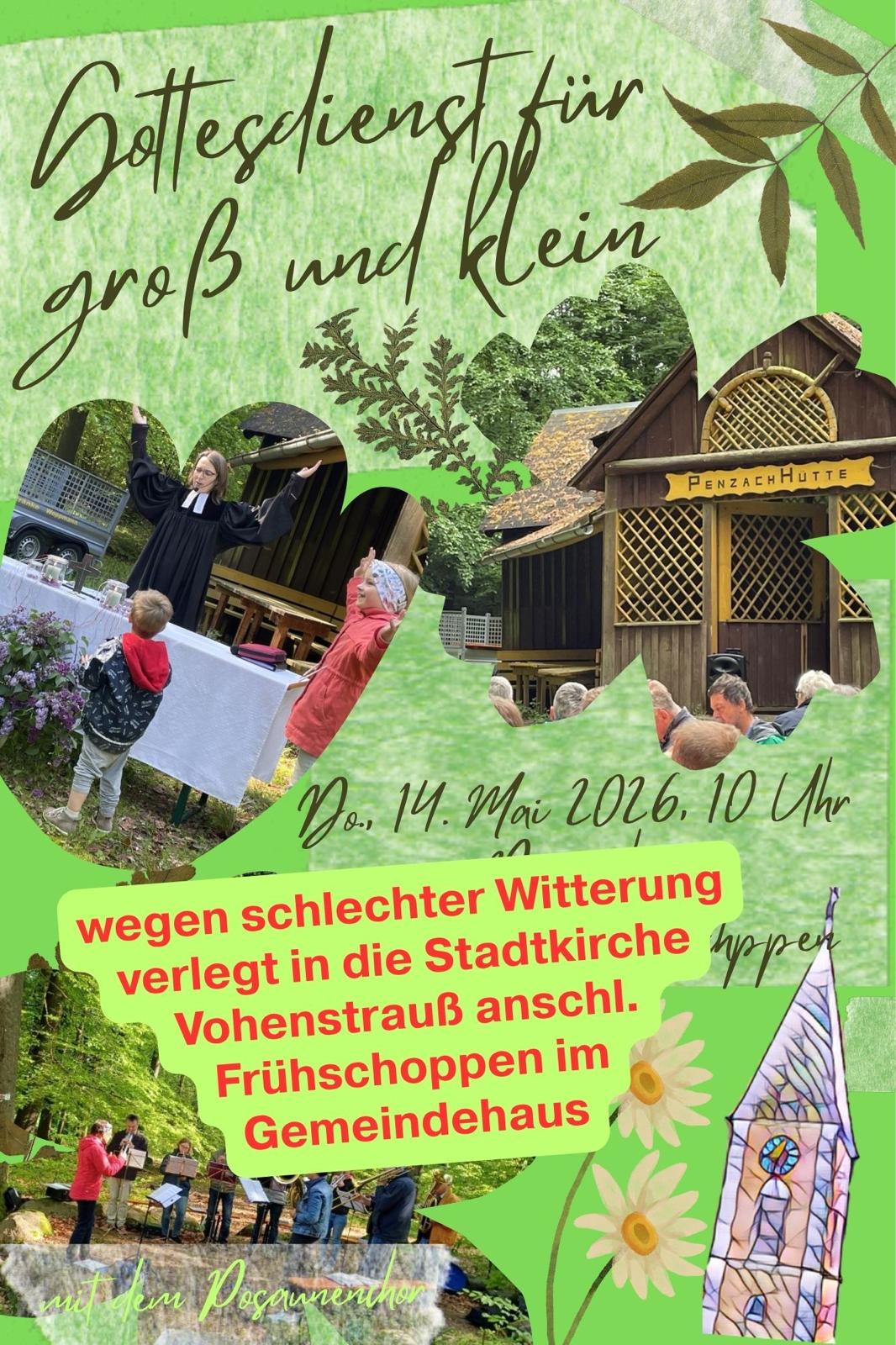 Änderung Gottesdienst Penzach 2026