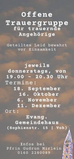 Offene Trauergruppe