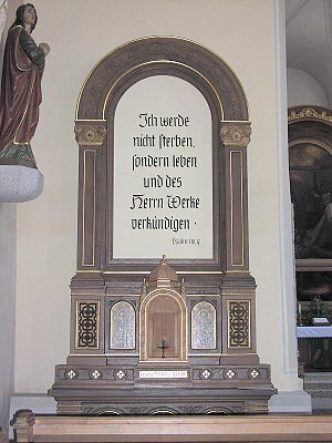linker Seitenaltar