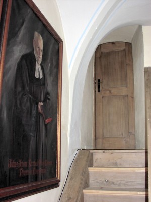Sakristei Treppe Kanzel