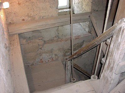 Turm Treppe abwärts